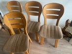 4 oude maar stevige stoelen., Ophalen, Zo goed als nieuw