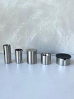 Stelton Cylinda asbak suikerpot melkkan pepermolen vintage, Ophalen of Verzenden, Gebruikt