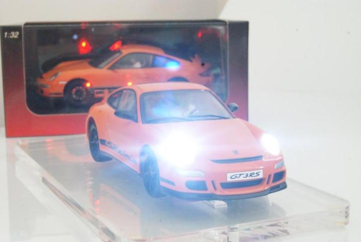 AutoArt 1:32 Porsche 911 Gt3 Rs Met licht Ref 13211 TOP DEAL, Kinderen en Baby's, Speelgoed | Racebanen, Nieuw, Racebaan, Elektrisch