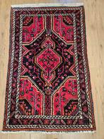 Vintage handgeknoopt perzisch tapijt hamadan 131x84, Info@SlatsAntiek.nl, Tweedehands, 100 tot 150 cm, Perzisch