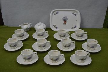 Jet ter Steege Koffie en thee Servies Lavender / Lavendel beschikbaar voor biedingen