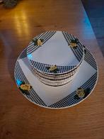 Winterling Vintage Gebakstel - 12 Bordjes & gebakschaal zgan, Gebruikt, Ophalen of Verzenden, Bord(en), Overige stijlen