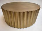 PTMD gouden salontafel, 75x75 cm, Ophalen, 100 tot 150 cm, Rond, 50 tot 100 cm