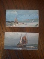 Twee maritieme schilderijtjes, Antiek en Kunst, Ophalen
