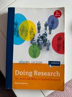 Doing Research Nel Verhoeven, Boeken, Ophalen of Verzenden, Zo goed als nieuw, HBO, Nel Verhoeven