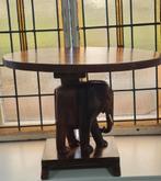Vintage sidetable/bijzettafeltje olifant handgemaakt, Ophalen
