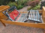 1 pers. seniorenbed, eiken, met elektrisch verstelbare bodem, Ophalen, Eenpersoons, Hout, 100 cm