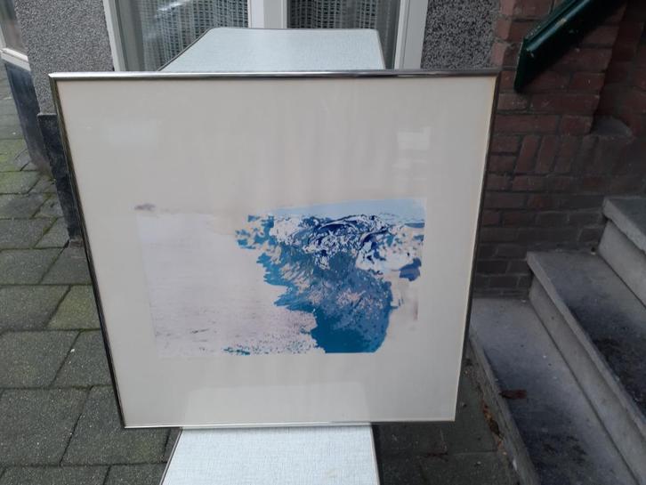 Marjan Plug, Zee, kleurenzeefdruk, uit 1980, (1 van de 9, Antiek en Kunst, Kunst | Litho's en Zeefdrukken, Ophalen