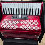 accordeon  nieuw  2 x gebruikt, Muziek en Instrumenten, Accordeons, 72-bas, Toetsaccordeon, Zo goed als nieuw, Met riemen