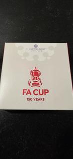 150th Anniversary FA Cup 2022 Zilver Munt Proof 2 Pounds, Ophalen of Verzenden, Overige landen, Overige waardes, Zilver