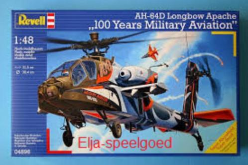 MODELBOUW Revell 1:48 AH-64 D APACHE 4896 Helikopter, Hobby en Vrije tijd, Modelbouw | Vliegtuigen en Helikopters, Nieuw, Helikopter