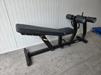 Technogym bench halterbank buikspieren, Ophalen, Zo goed als nieuw, Fitnessbank