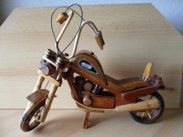 Harley Davidson houten motor  30x40cm beschikbaar voor biedingen