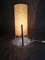 Zeldzame vintage mini rocket lamp - fiberglas met teakhout, Ophalen of Verzenden, Zo goed als nieuw, Minder dan 50 cm