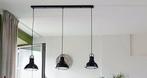 Zwarte hanglamp Magnus Karwei, Huis en Inrichting, Ophalen, Zo goed als nieuw, Industrieel, Metaal