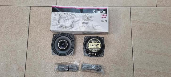 Vintage autospeakers Clarion, Auto diversen, Autospeakers, Gebruikt, Ophalen of Verzenden