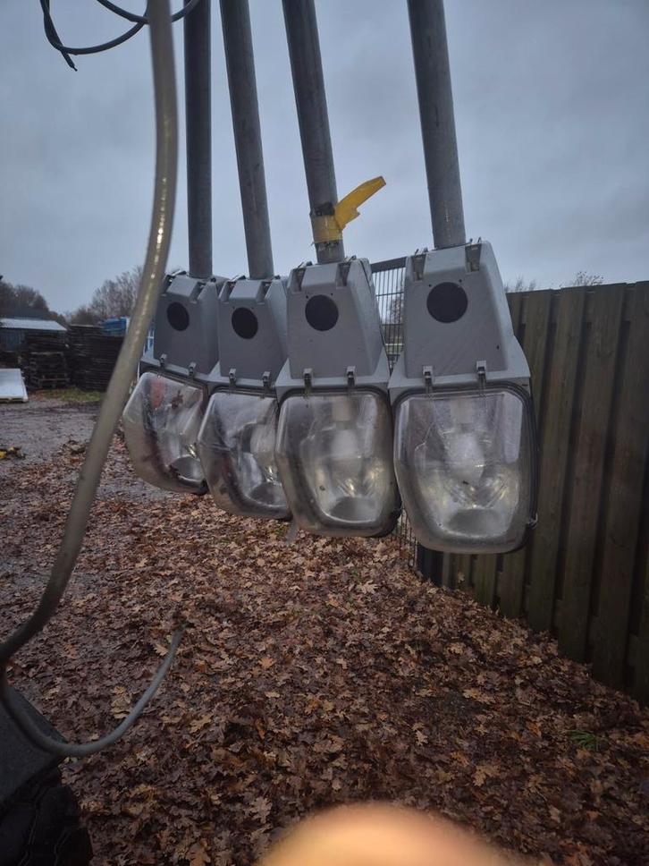 Buitenverlichting lantarenpalen, Tuin en Terras, Buitenverlichting, Zo goed als nieuw, Staande lamp, Ophalen
