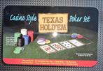 Poker set Casino style Texas Hold'em, Hobby en Vrije tijd, Gezelschapsspellen | Kaartspellen, Ophalen of Verzenden, Zo goed als nieuw