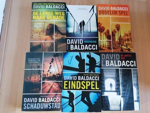 6x David Baldacci -De laatste mijl- 6 Eindspel-Dodelijk spel, Boeken, Thrillers, Gelezen, Ophalen of Verzenden