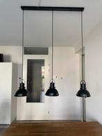 Industriele hanglamp mat zwart metaal, Ophalen, Zo goed als nieuw, Metaal, Minder dan 50 cm