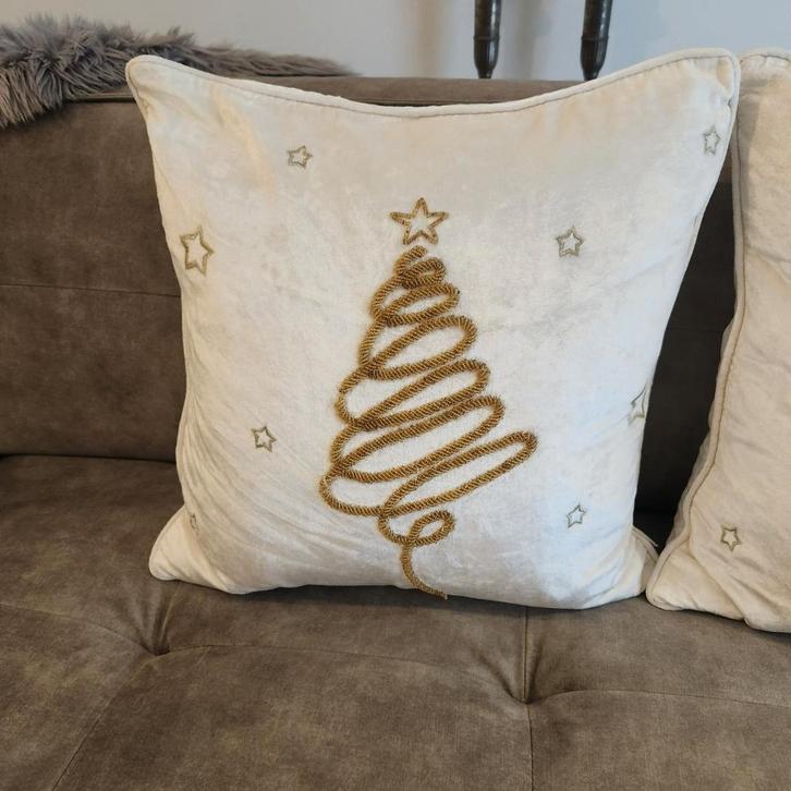 Rivièra Maison Kussenhoes - Nieuw!, Huis en Inrichting, Woonaccessoires | Kussens, Nieuw, Wit, Vierkant, Ophalen of Verzenden