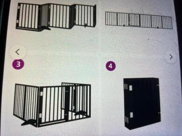 Afzet hek puppy’s hond nieuw ❗️in doos ( zwart kijk foto ‘s beschikbaar voor biedingen