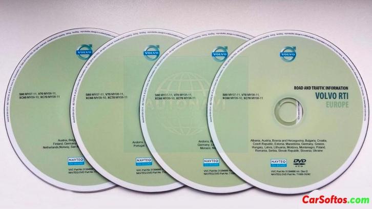 Volvo RTI Navigatie V70 V50 XC60 XC70 XC90 S40 S80 C30, Computers en Software, Navigatiesoftware, Nieuw, Update, Heel Europa, Verzenden