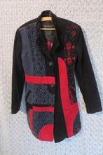 Desigual fluwelen jas Artcoat maat M/L, Kleding | Dames, Jassen | Winter, Zwart, Maat 42/44 (L), Ophalen of Verzenden, Zo goed als nieuw