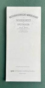 Natuurhistorische wandelkaart Wageningen….1891, herdruk 2012, Ophalen of Verzenden, 1800 tot 2000, Nederland, Bos