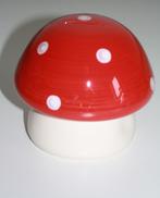 NIEUW Spaarpot paddenstoel kinderkamer kinderen kind, Ophalen of Verzenden, Nieuw, Steen, Aardewerk of Keramiek, Object of Gebouw