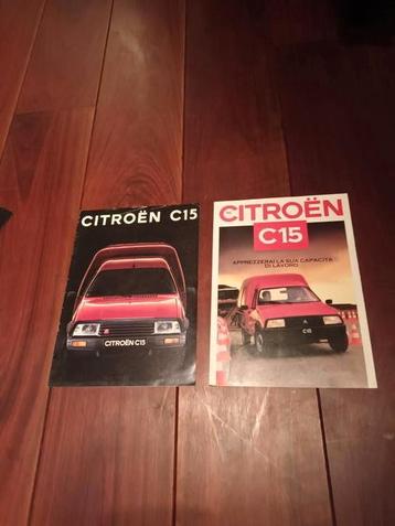 Citroen folders C15,  Jumper, Nemo Berlingo beschikbaar voor biedingen