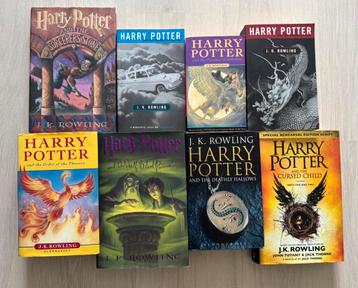 8x Harry Potter Boeken - JK Rowling | Complete Serie Engels beschikbaar voor biedingen