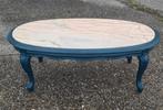 Ovale salontafel met marmer blad, Antiek en Kunst, Antiek | Meubels | Tafels, Ophalen