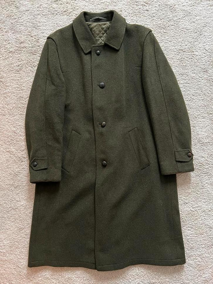 Steinbock Himalaya Loden Mantel - Tirol - Maat 52, Kleding | Heren, Jassen | Winter, Zo goed als nieuw, Maat 52/54 (L), Groen