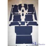 Tapijt set 18-delig blauw Mercedes-Benz SL, W107 - R107, -, Nieuw, Ophalen of Verzenden, -