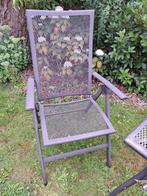 4 Tuinstoelen Kettler, Ophalen, Gebruikt, Metaal, Verstelbaar