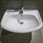 Sphinx wastafel incl. Grohe mengkraan, Huis en Inrichting, Zo goed als nieuw, Minder dan 100 cm, Wasbak of Wastafel, 25 tot 50 cm