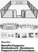 Hondenren/puppyren 24 panelen, Dieren en Toebehoren, Hondenhokken, Ophalen, Gebruikt, 110 cm of meer
