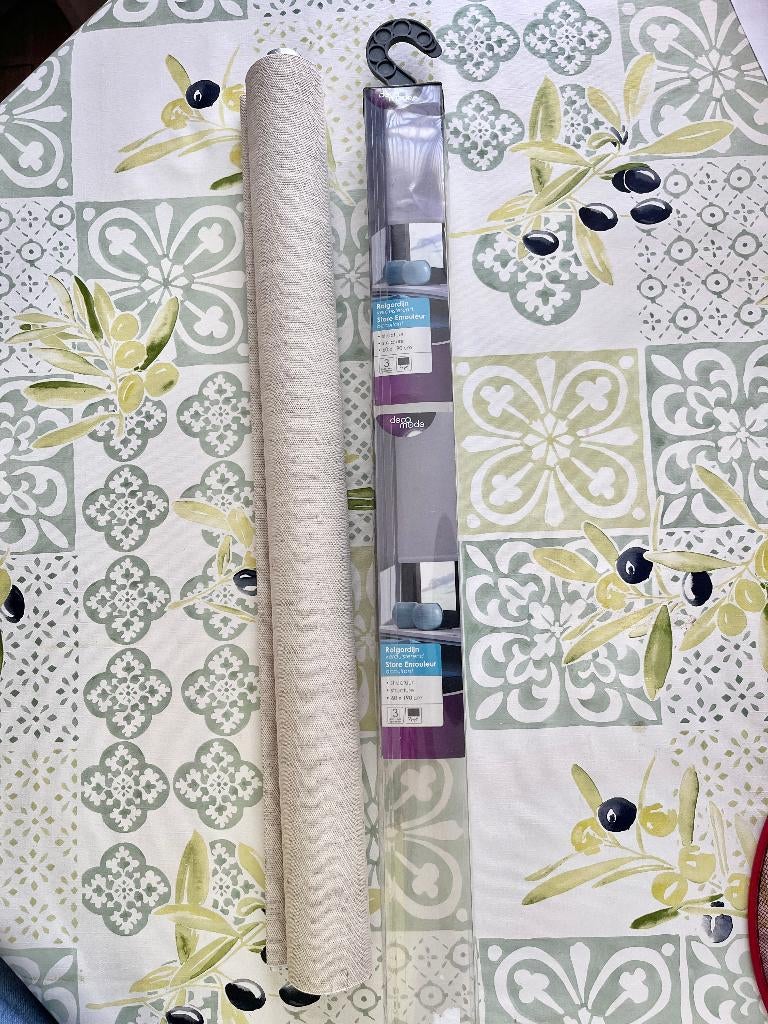 Rolgordijn naturel 60x190cm NIEUW, Ophalen of Verzenden, Nieuw