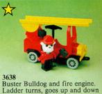 Lego Fabuland Fire 3638 Buster Bulldog's Fire Engine, Ophalen of Verzenden, Zo goed als nieuw, Complete set, Lego