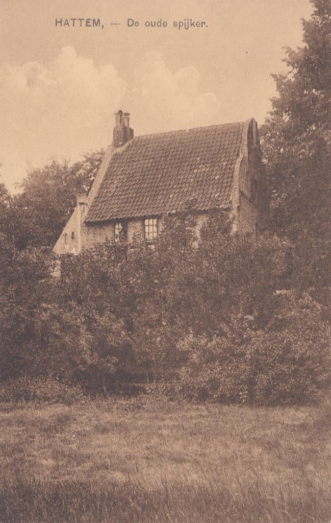 Hattem - De oude spijker, Ophalen of Verzenden, 1920 tot 1940, Ongelopen, Gelderland