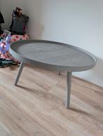 Woood Mesa Bijzettafel Grijs - Zo Goed Als Nieuw, Minder dan 45 cm, Rond, Zo goed als nieuw, Modern