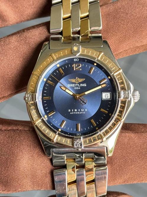 Breitling Sirius Automatic 38mm (D10071) ‘96 Full Set mint!, Sieraden, Tassen en Uiterlijk, Horloges | Heren, Gebruikt, Polshorloge