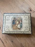 Antiek 19e eeuwse Franse speeldoos kaart doos bezique, Ophalen of Verzenden