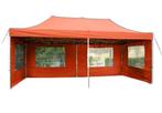 Topklasse 3x6m Vouwtent / Easy Up Vouw-Partytent. Oranje, Tuin en Terras, Partytenten, Ophalen of Verzenden, Nieuw, Partytent