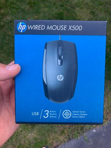 HP Wired Mouse X500 - Nieuw in doos! beschikbaar voor biedingen