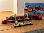 7745 12v Lego Trein TGV met station en rails en trafo, Gebruikt, Ophalen of Verzenden
