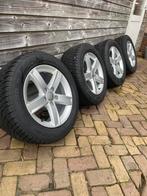 Originele audi A4 B8 velgen met winterbanden 225/55/R16, Ophalen, Gebruikt, 16 inch, Banden en Velgen