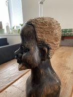 Afrikaanse buste speksteen, Antiek en Kunst, Kunst | Beelden en Houtsnijwerken, Ophalen of Verzenden