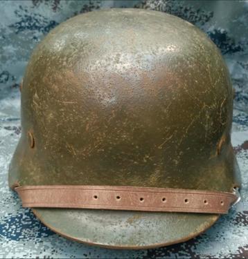Originele Duitse M35 DD Elite helm(schaal), A+ top repro! beschikbaar voor biedingen